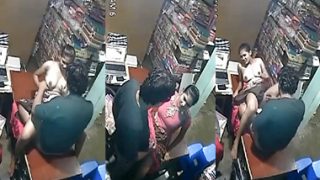 Tamil Girl Affair With Shop Owner Fucking Captured CCTV Cam